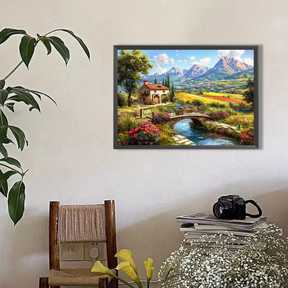 Natural Scenery - Full Round Drill Diamond Painting 50*35CM