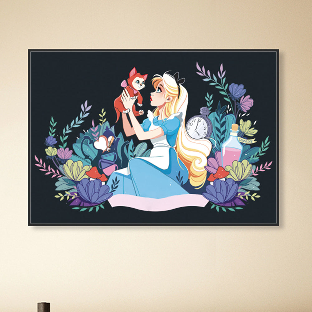 Disney Cartoons - Full Round Drill Diamond Painting 40*30CM