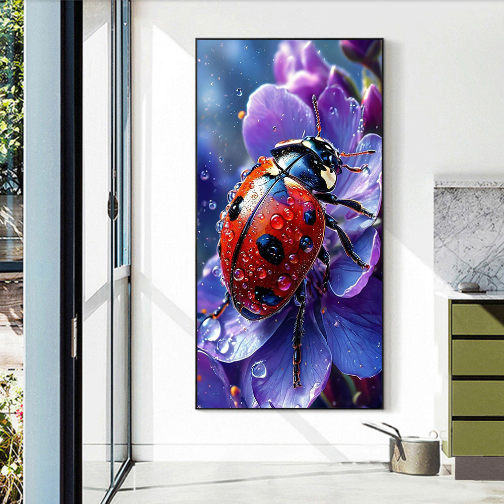 Ladybug - Full Round Drill Diamond Painting 40*70CM