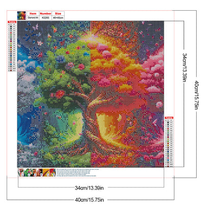 Tree Of Life - Full Round Drill Diamond Painting 40*40CM