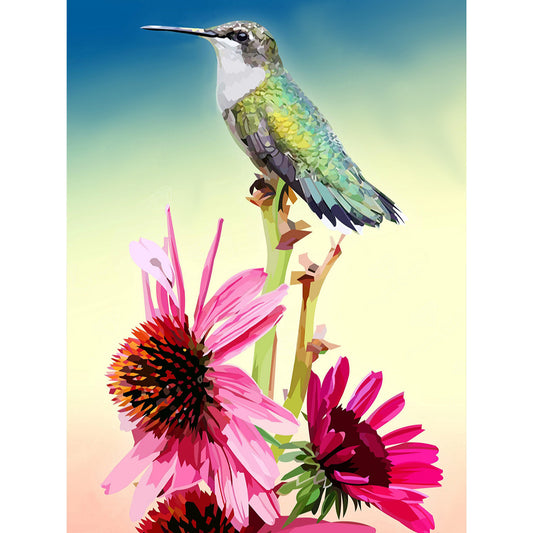 Kingfisher - Full Square Drill Diamond Painting 30*40CM