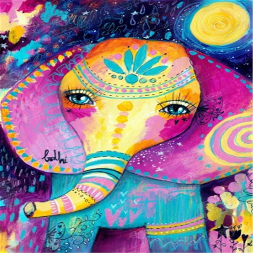 Elephant - Full Square Drill Diamond Painting 30*40CM