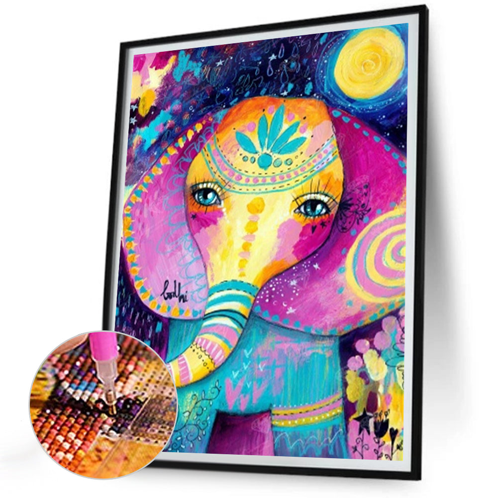 Elephant - Full Square Drill Diamond Painting 30*40CM