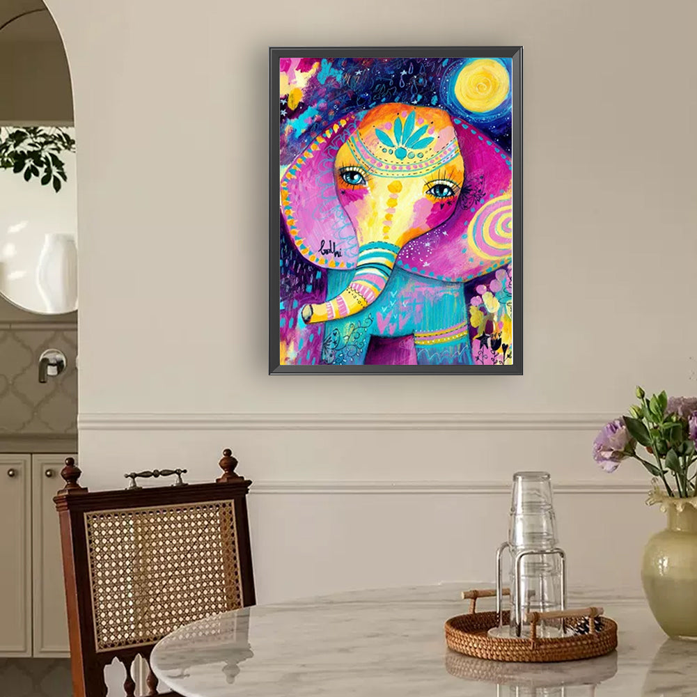 Elephant - Full Square Drill Diamond Painting 30*40CM
