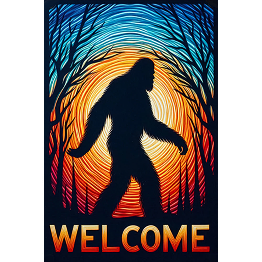 Forest Ape - Full Round Drill Diamond Painting 30*45CM