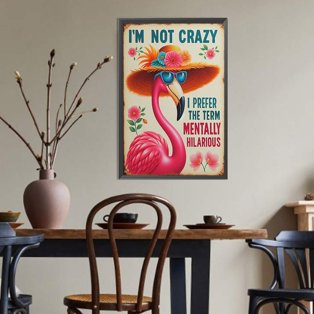 Summer Flamingo - Full Round Drill Diamond Painting 30*45CM
