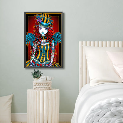 Girl - Full Round Drill Diamond Painting 40*60CM