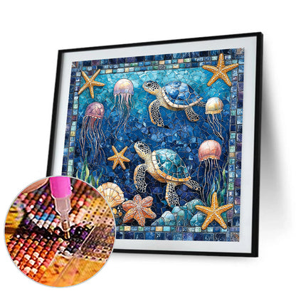 Undersea Creatures - Full Round Drill Diamond Painting 40*40CM