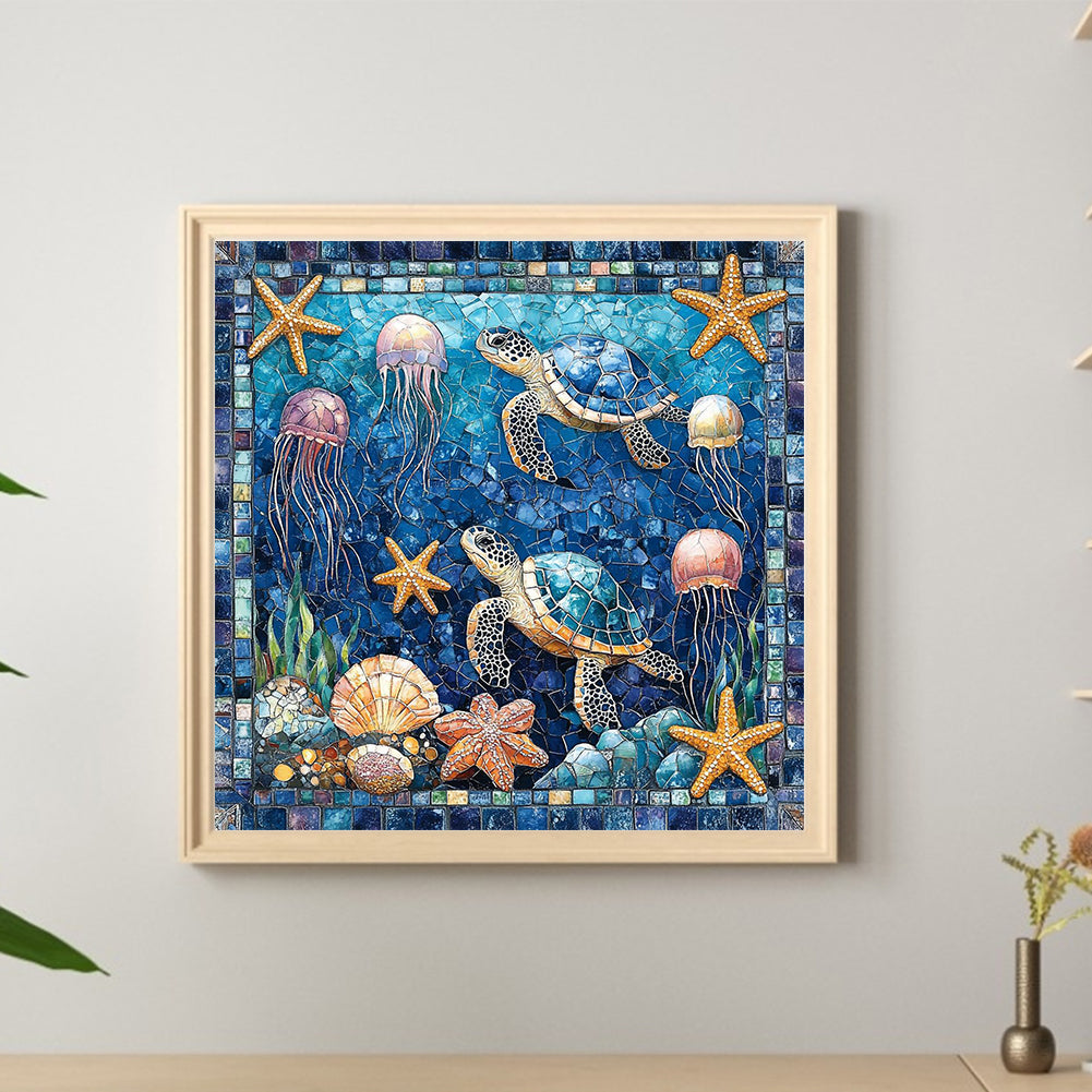 Undersea Creatures - Full Round Drill Diamond Painting 40*40CM