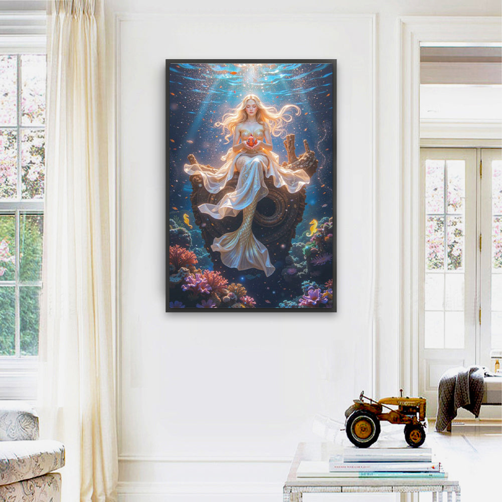 Mermaid - Full Square Drill Diamond Painting 40*60CM
