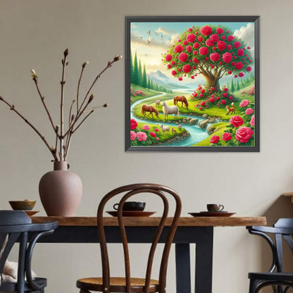 Natural Scenery - Full Round Drill Diamond Painting 50*50CM