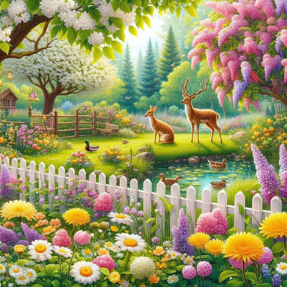 Natural Scenery - Full Round Drill Diamond Painting 50*50CM