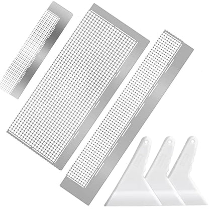 3Pcs Stainless Steel Diamond Painting Ruler 400 800 1020/216 400 800 Blank Grids