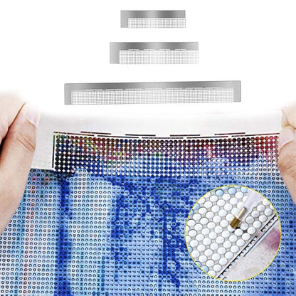 3Pcs Stainless Steel Diamond Painting Ruler 400 800 1020/216 400 800 Blank Grids