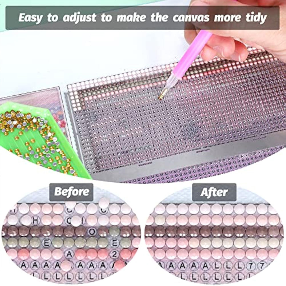 3Pcs Stainless Steel Diamond Painting Ruler 400 800 1020/216 400 800 Blank Grids