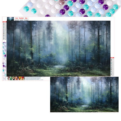 Dream Forest - Full Round Drill Diamond Painting 70*40CM