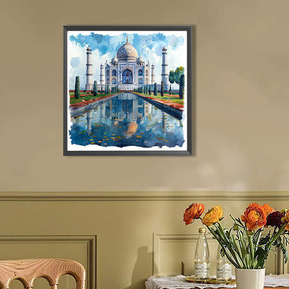 Taj Mahal In India - Full AB Round Drill Diamond Painting 40*40CM