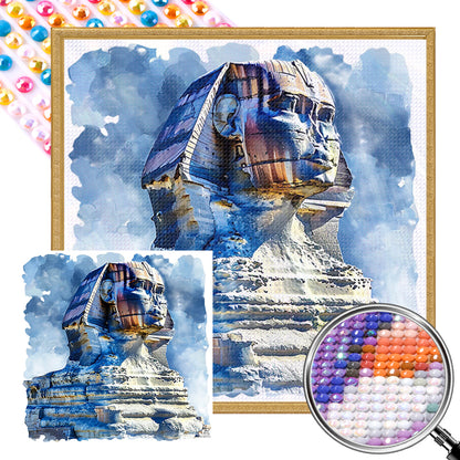Sphinx In Egypt - Full AB Round Drill Diamond Painting 40*40CM