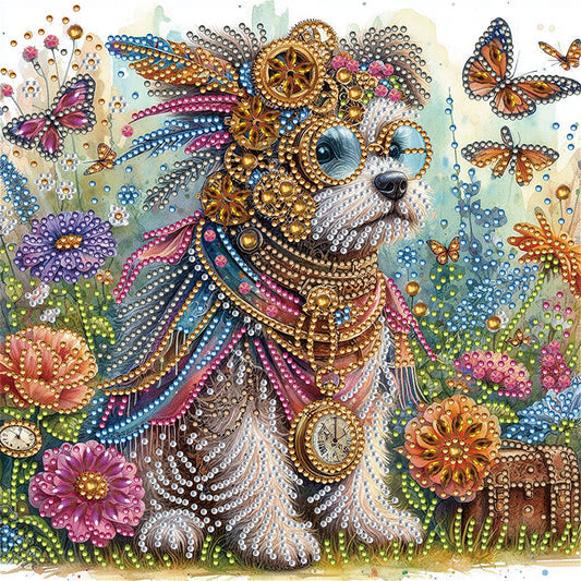 Dog - Special Shaped Drill Diamond Painting 30*30CM
