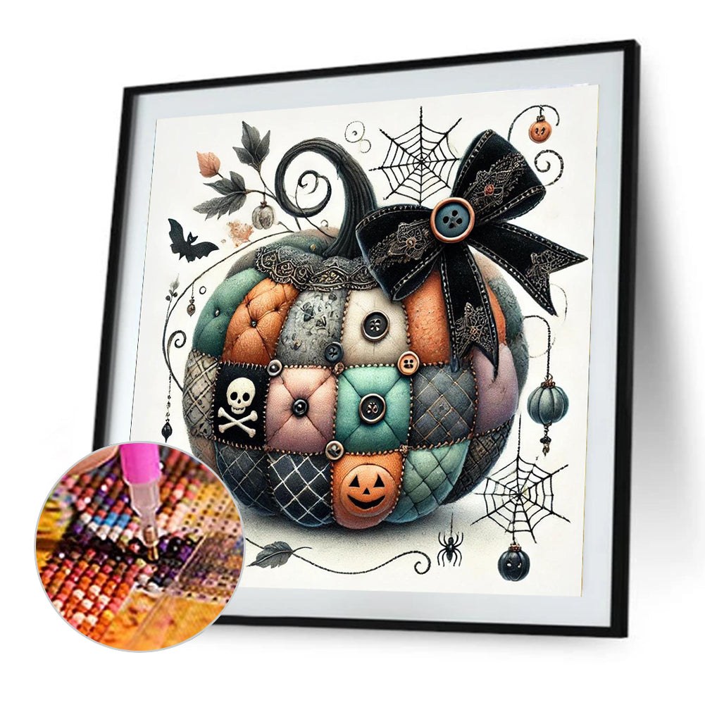 Colorful Pumpkin - Full Round Drill Diamond Painting 40*40CM