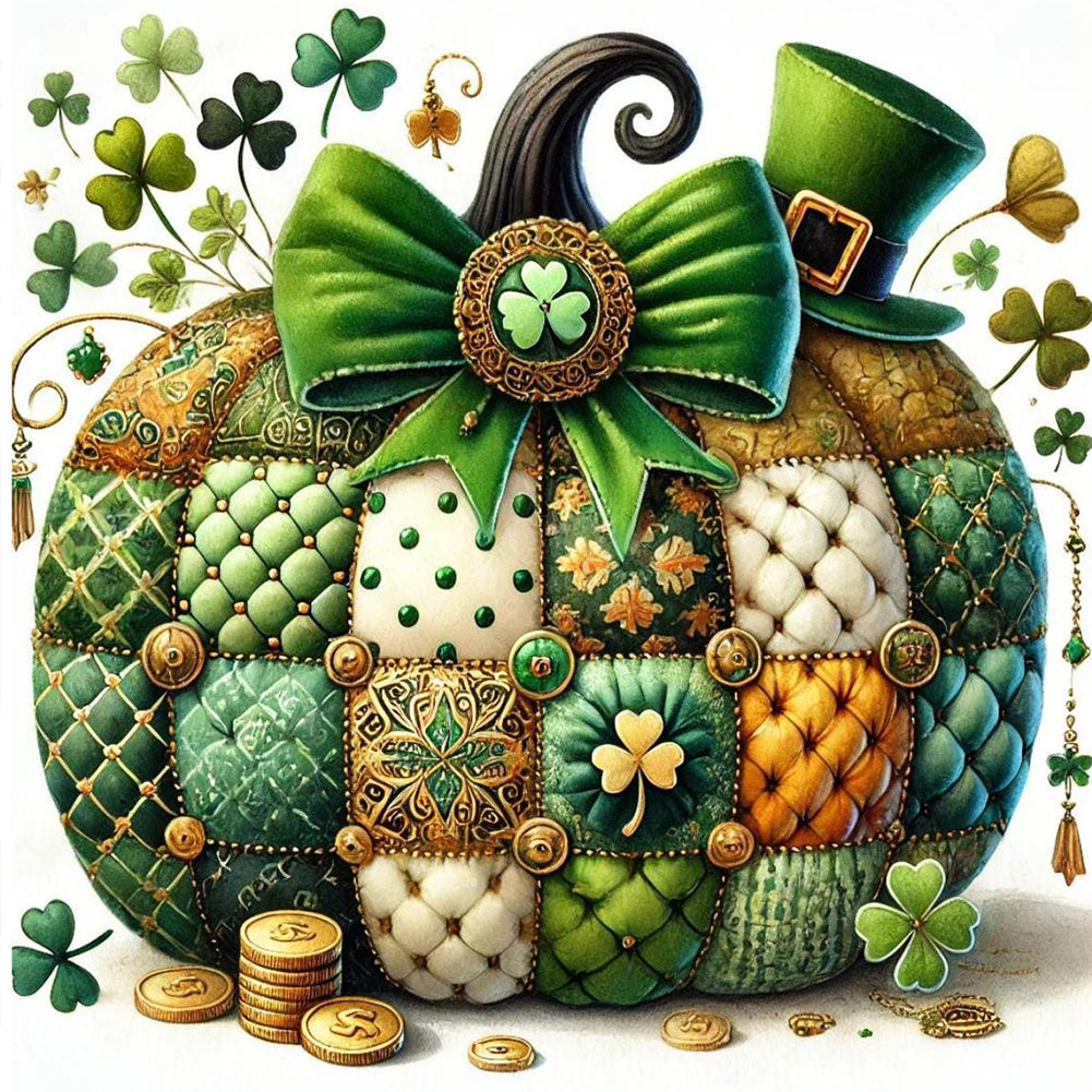 Colorful Pumpkin - Full Round Drill Diamond Painting 40*40CM