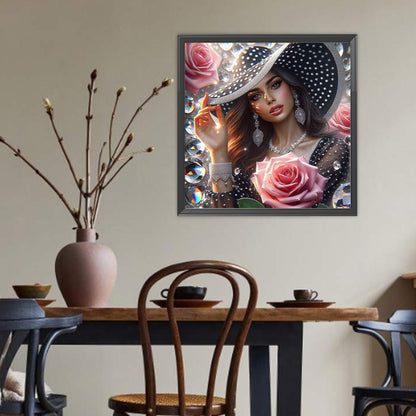 Noblewoman - Full Round Drill Diamond Painting 40*40CM