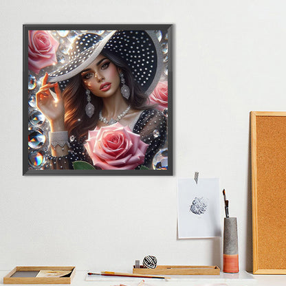 Noblewoman - Full Round Drill Diamond Painting 40*40CM