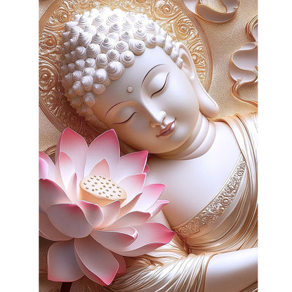 Buddha - Full Round Drill Diamond Painting 30*40CM