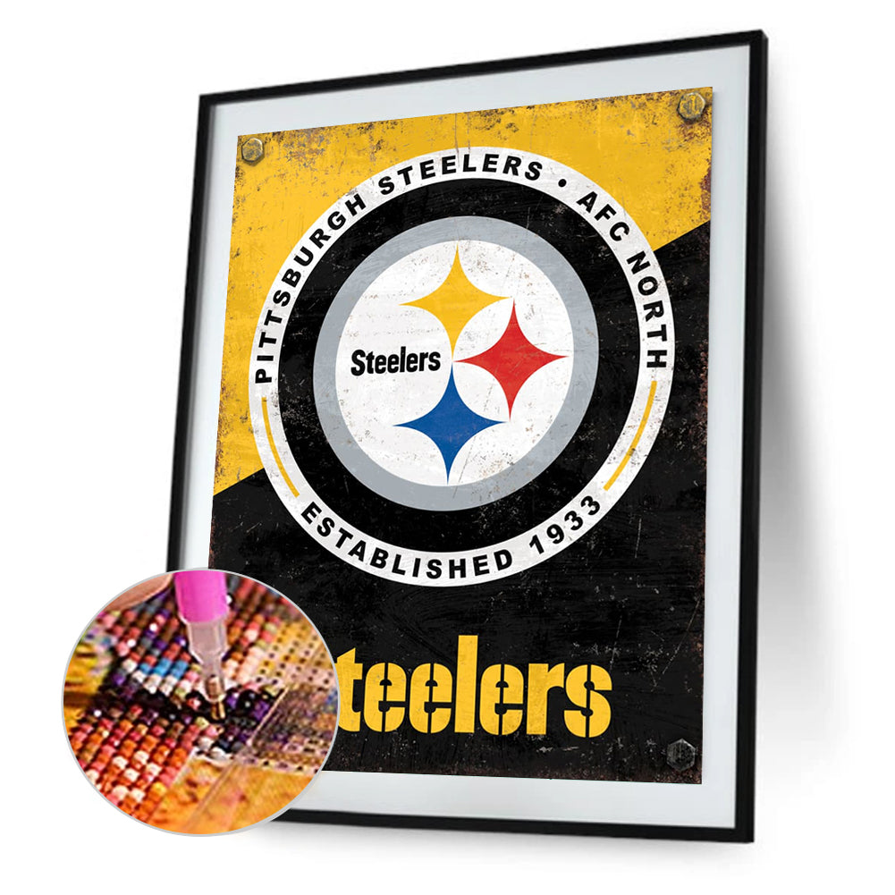 Pittsburgh Steelers - Full Round Drill Diamond Painting 40*50CM