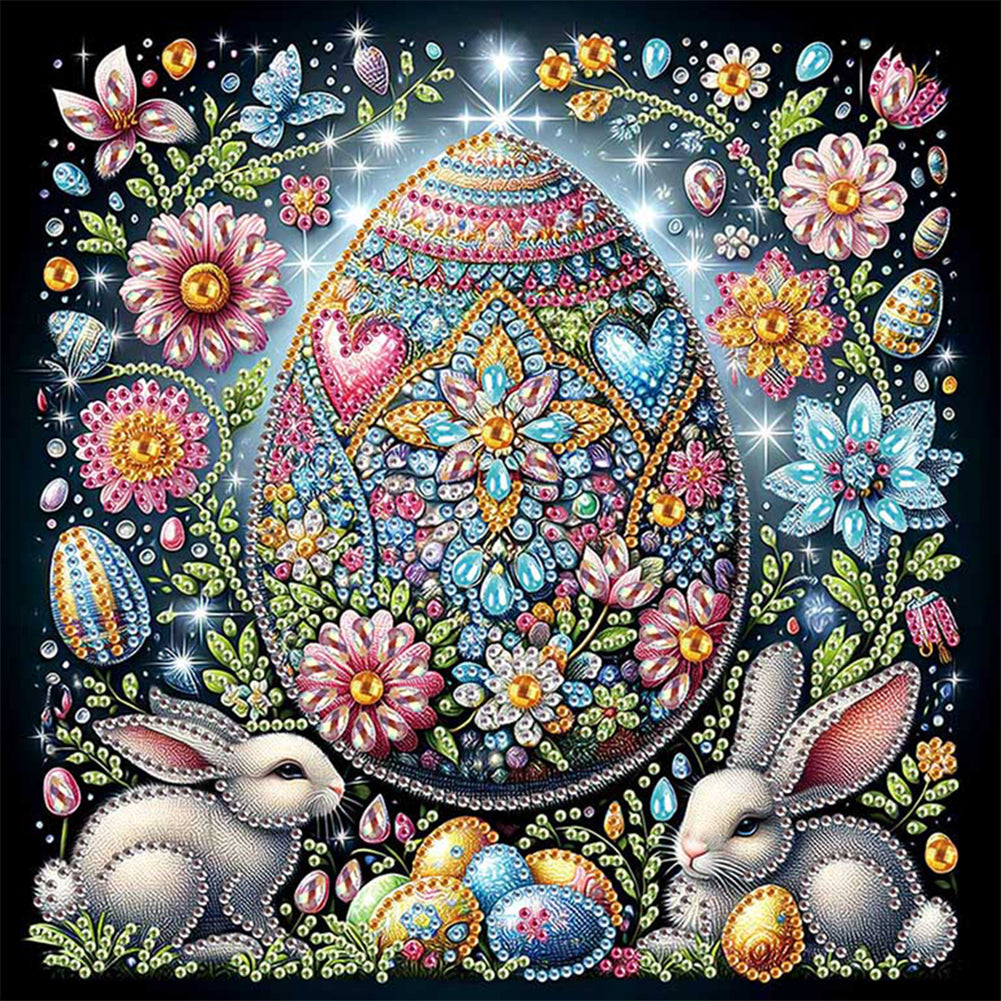 Easter Egg - Special Shaped Drill Diamond Painting 30*30CM