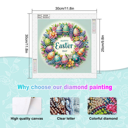 Easter Egg - Special Shaped Drill Diamond Painting 30*30CM