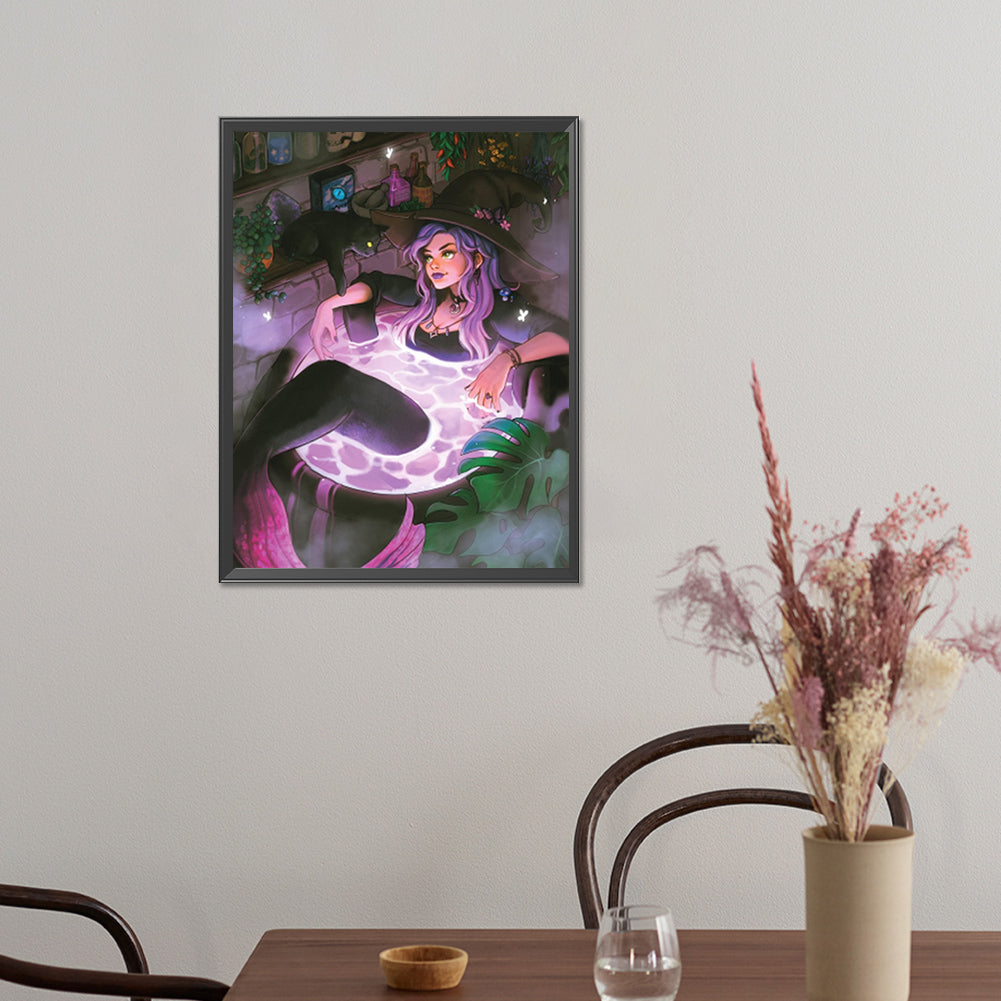 Mermaid - Full Square Drill Diamond Painting 30*40CM