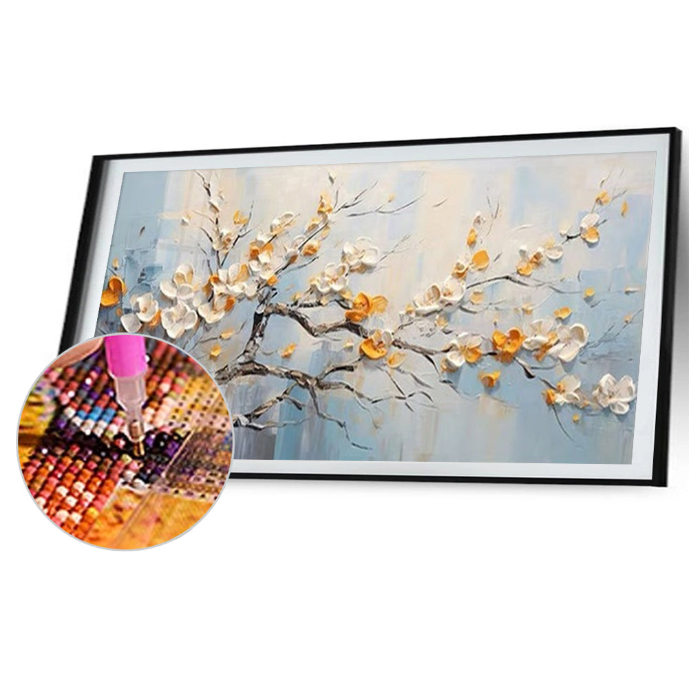 Flower Tree - Full Round Drill Diamond Painting 70*40CM