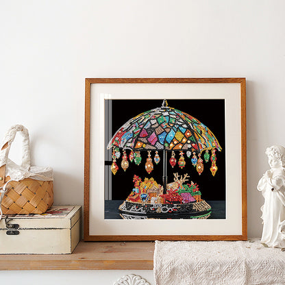 Crystal Retro Lamp - Special Shaped Drill Diamond Painting 30*30CM
