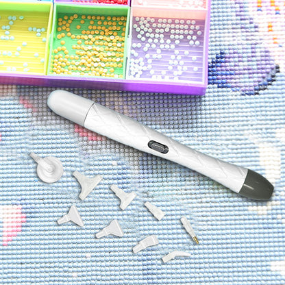 18Pcs/Set 5D DIY Diamond Painting Pick Up Pen Set with Light for DIY Arts Crafts