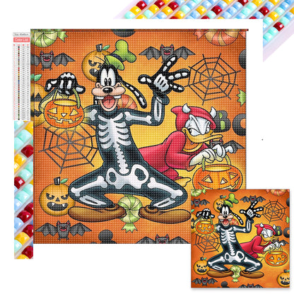 Dog For Halloween - Full Square Drill Diamond Painting 40*40CM