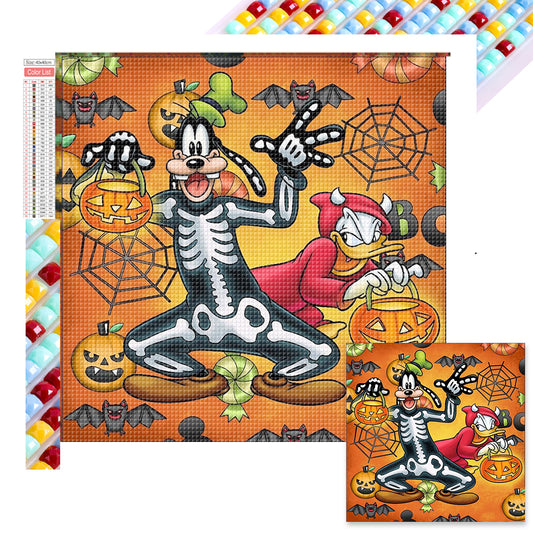 Dog For Halloween - Full Square Drill Diamond Painting 40*40CM