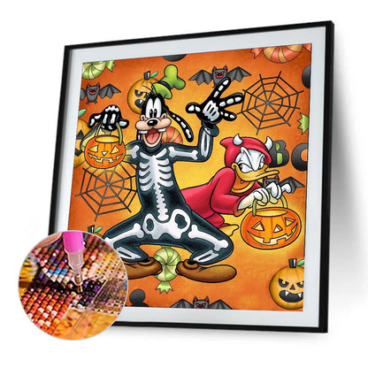 Dog For Halloween - Full Square Drill Diamond Painting 40*40CM