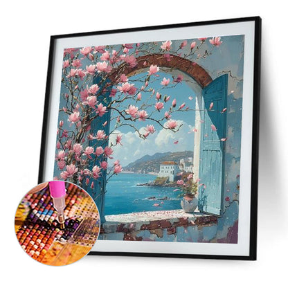 Seascape - Full Round Drill Diamond Painting 40*40CM