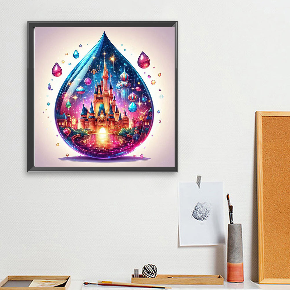 Water Drop Painting - Full Square Drill Diamond Painting 30*30CM