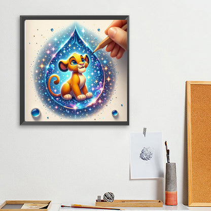Water Drop Painting - Full Square Drill Diamond Painting 30*30CM