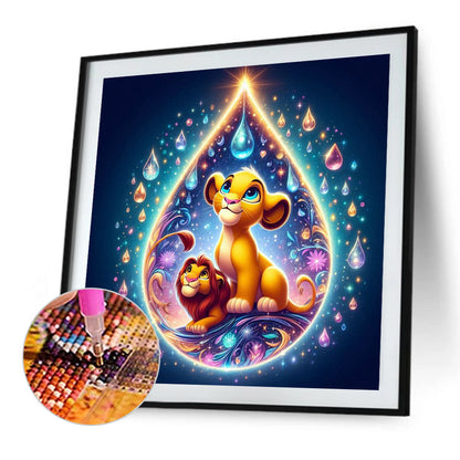Water Drop Painting - Full Square Drill Diamond Painting 30*30CM