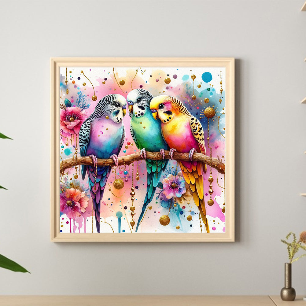Parrot - Full Round Drill Diamond Painting 40*40CM