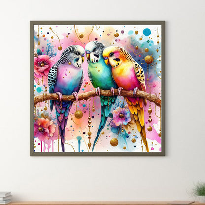 Parrot - Full Round Drill Diamond Painting 40*40CM