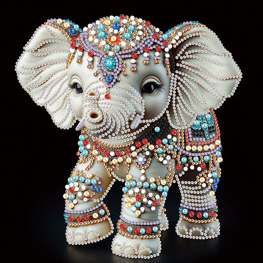 Elephant - Special Shaped Drill Diamond Painting 30*30CM