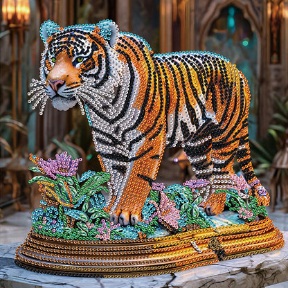 Tiger - Special Shaped Drill Diamond Painting 30*30CM