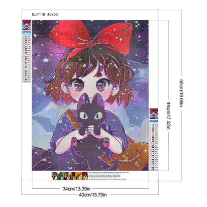 Kiki'S Delivery - Full Round Drill Diamond Painting 40*50CM