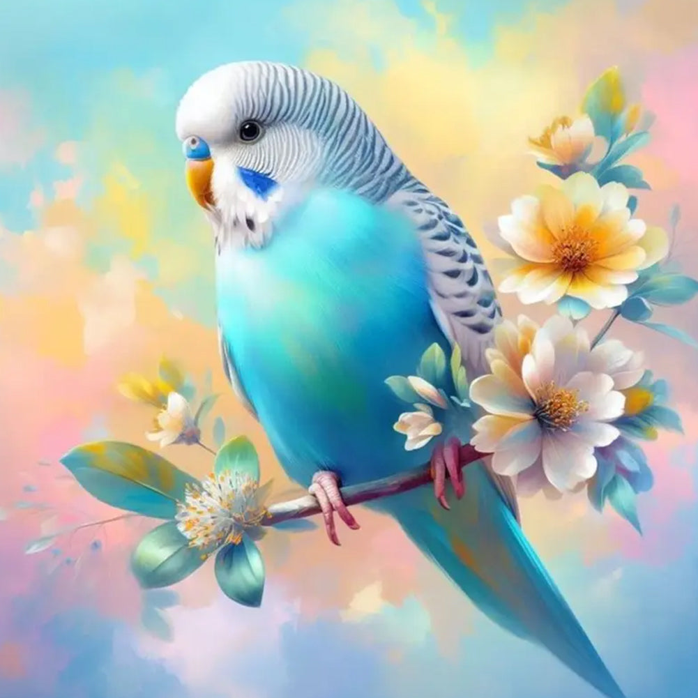 Bird - Full Round Drill Diamond Painting 40*40CM