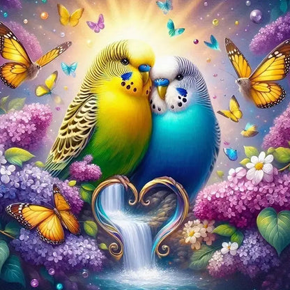 Bird - Full Round Drill Diamond Painting 40*40CM