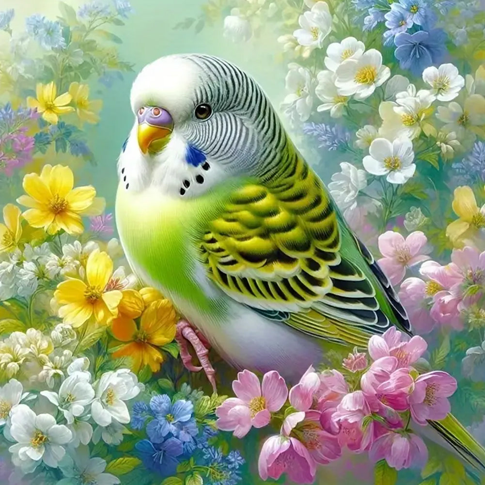 Bird - Full Round Drill Diamond Painting 40*40CM